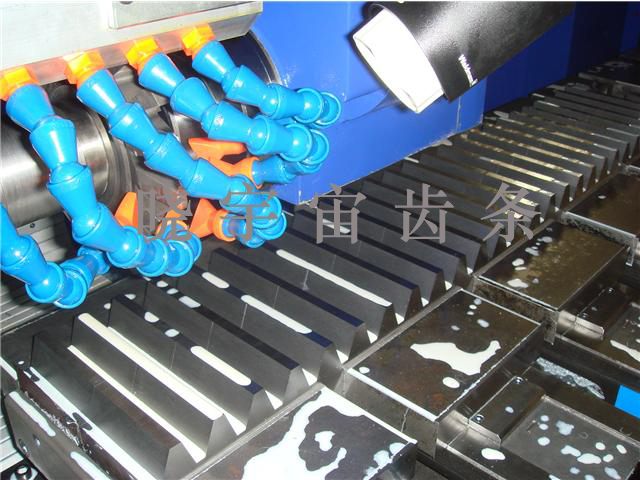 Rack-tooth milling and profiling